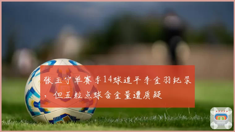 张玉宁单赛季14球追平李金羽纪录,但五粒点球含金量遭质疑