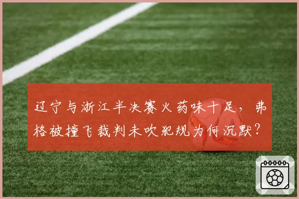 辽宁与浙江半决赛火药味十足，弗格被撞飞裁判未吹犯规为何沉默？